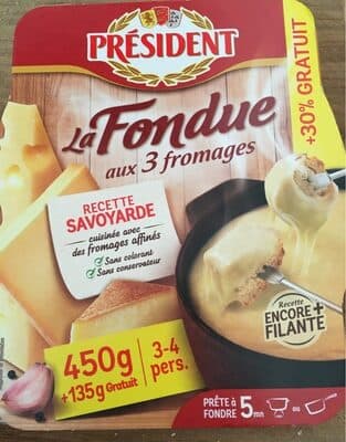 Fondue aux trois fromages