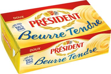 Beurre tendre doux 82% Mat.Gr.
