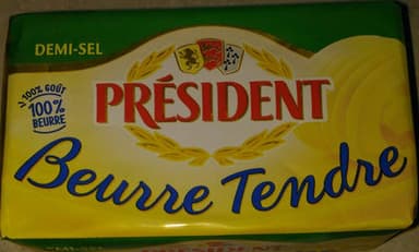 Beurre Tendre demi sel 80%MG