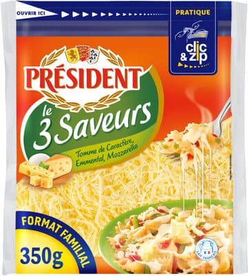 President rape le 3 saveurs 350g