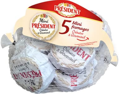 President 5 mini fromages 5x30g