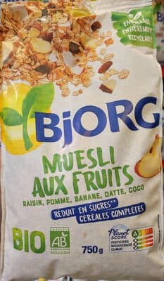Muesli aux fruits