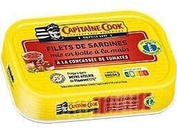 Filets de sardines à la concassée de tomates 100g