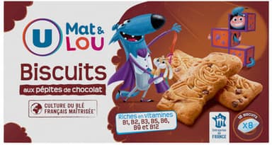 Biscuits aux pépites de chocolat riches en vitamines