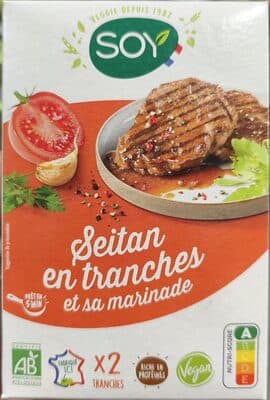 Seitan en tranches
