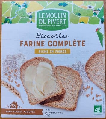 Biscottes à la farine complète