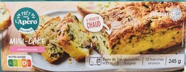 Mini cake jambon olives