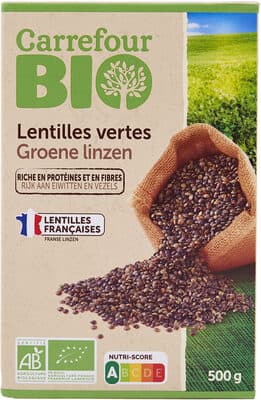 Lentilles vertes