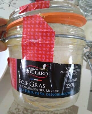 Foie gras de canard entier mi cuit