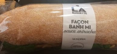 La Baguette Façon Banh Mi Sauce Sriracha