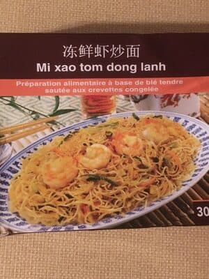 Mi xao tom dong lanh