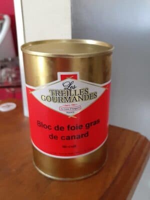 Bloc de foie gras de canard (mi cuit)