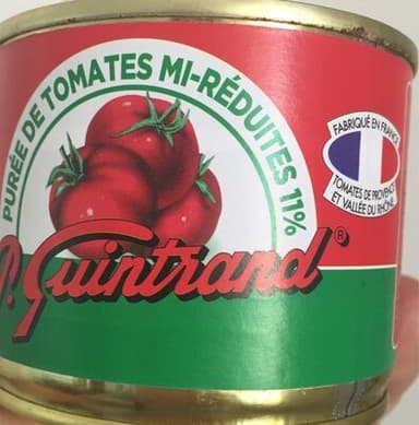 Puree de tomates mi reduites 11%