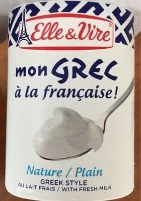 Elle & vire desserts lactes mon grec nature