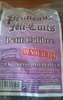 Pruneaux mi cuits
