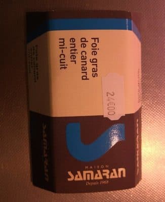 Foie gras de canard mi cuit
