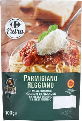 Queso rallado parmesano