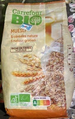 Muesli 5 céréales nature