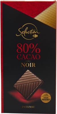 80% cacao noir