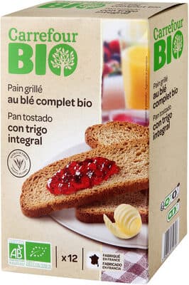 Pan tostado integral