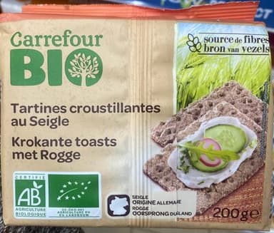 Tartines croustillantes au Seigle