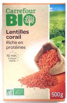 Lentilles corail