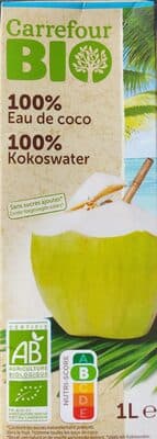 100 % Pure Eau de Coco Bio
