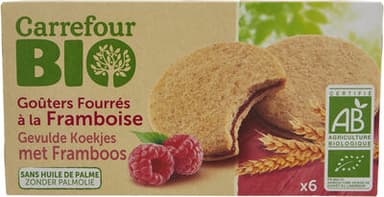 Goûters fourrés à la framboise