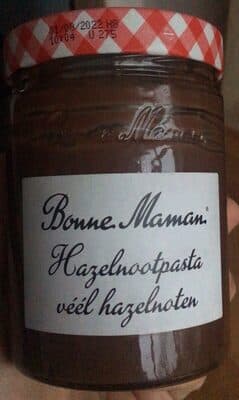 Hazelnootpasta veel hazelnoten