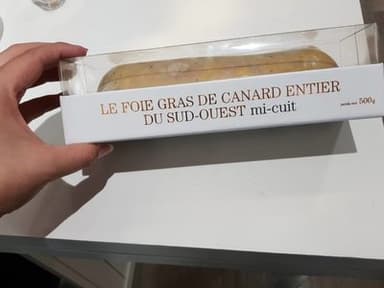 Foie gras de canard mi cuit