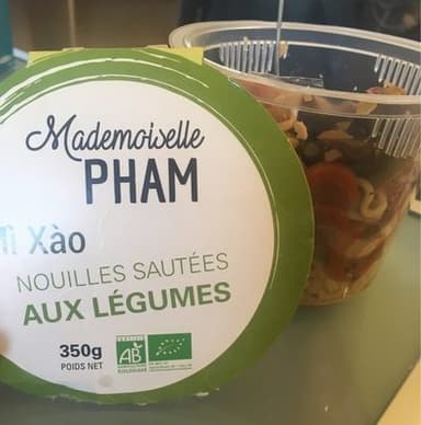 Mi xao nouilles sautees aux legumes