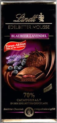 Edelbitter Mousse - Blaubeer-Lavendel