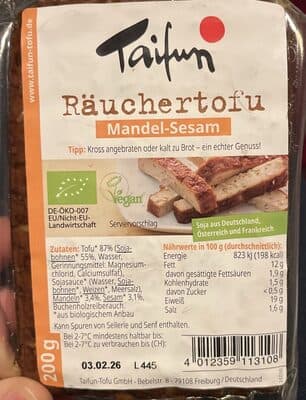 Räuchertofu Mandel-Sesam