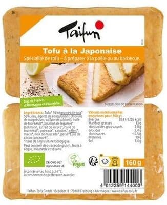 Filets de tofu à la japonaise