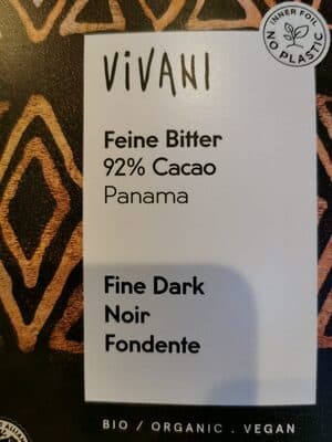 Feine Bitter 92% Cacao