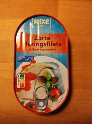 Zarte Heringsfilets in Tomatencreme