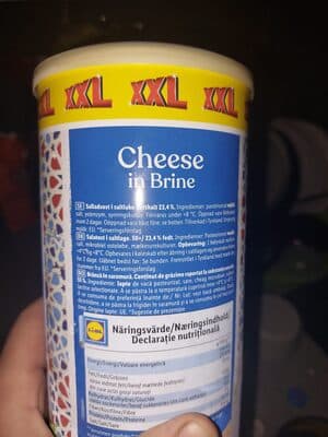 XL XXL XXL X Milbona Cheese in Brine from Cow's mi
