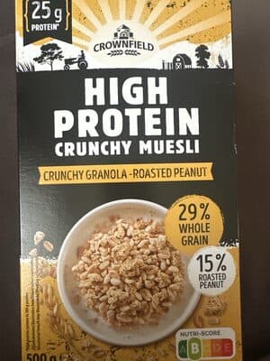 High Protein Crunchy Muesli Roasted Peanuts