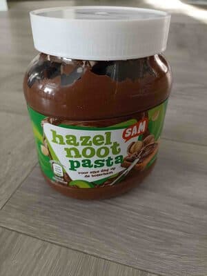 60+2 hazel SAM noot pasta voor elke dag op de bote