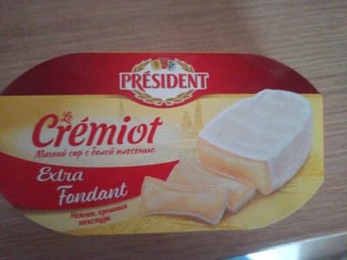 Сыр мягкий с белой плесенью "LE CREMIOT EXTRA FOUNDANT"