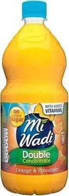 MiWadi Orange & Pineapple No Added Sugar - Double Concentrate