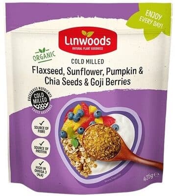 Flaxseed, Sunflower, Pumpkin & Chia Seeds & Goji Berries