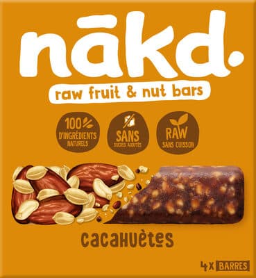 NAKD Cacahuètes - 140g (4x1p)