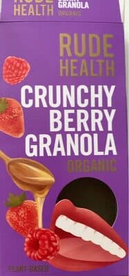 Crunchy berry granola