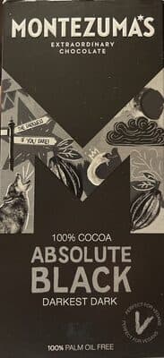 Absolute black dark chocolate