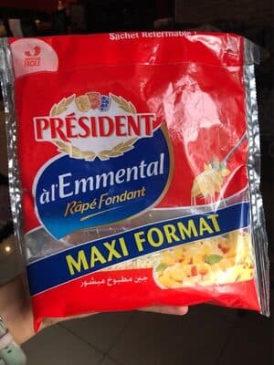 Président à l'Emmental Râpé fondant
