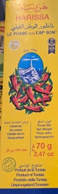 Harissa de la Tunisie