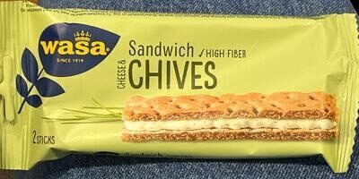 Wasa Sandwich Chives 37 Gr