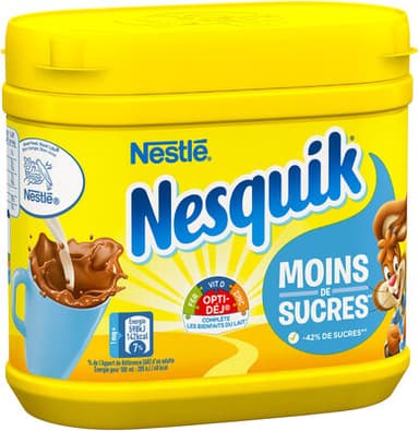 NESQUIK Moins de Sucres