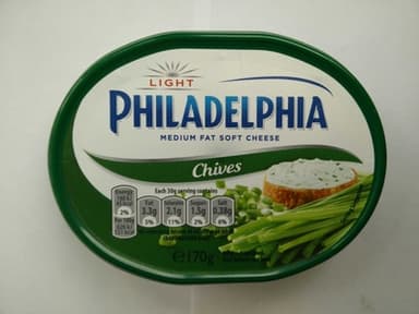 Philadelphia cream cheese-soft chives light